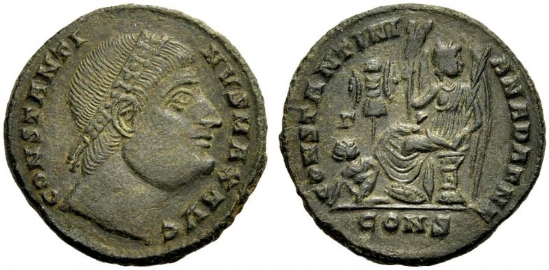 KAISERZEIT. Constantinus I. der Grosse, 307-337. Nummus, 328 Konstantinopel. CON...