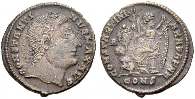 KAISERZEIT. Constantinus I. der Grosse, 307-337. Nummus, 328. Konstantinopel. Ko...