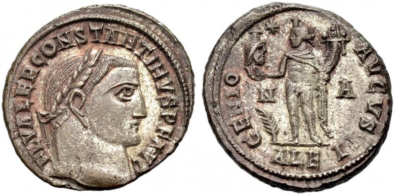 KAISERZEIT. Constantinus I. der Grosse, 307-337. Nummus, 312-313, Alexandria. Bü...