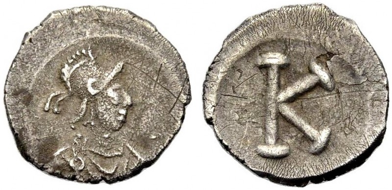 KAISERZEIT. Constantinus I. der Grosse, 307-337. "Auswurfmünze", Drittelsiliqua,...
