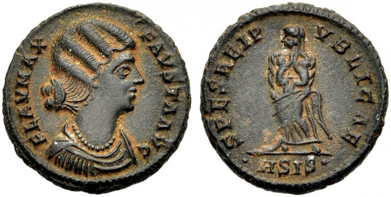 KAISERZEIT. Fausta, Gattin des Constantinus I. d. Gr., gest. 326. Nummus, 326. S...