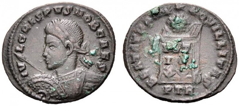 KAISERZEIT. Crispus, Caesar, 317-326. Nummus, 322-323, Trier. I-VL CRISPVS NOB C...