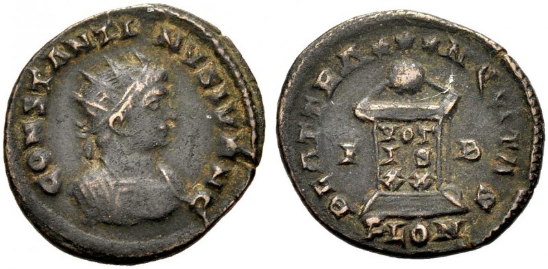 KAISERZEIT. Constantinus II., 337-340. Nummus, 322-323 London. CONSTANTINVS IVN ...
