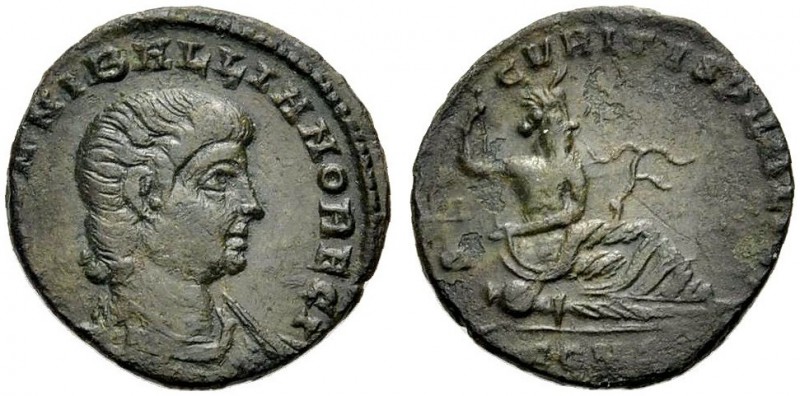 KAISERZEIT. Hanniballianus, 335-337. Kleinnummus, Konstantinopel, 336-337. Drap....