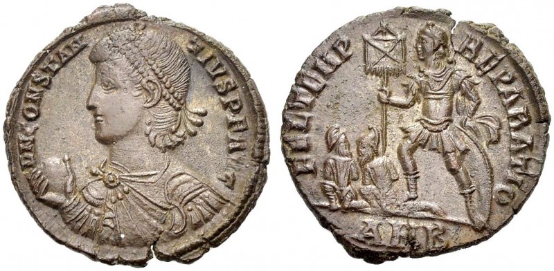 KAISERZEIT. Constantius II., 337-361. Nummus, 348-350, Antiochia. DN CONSTAN-TIV...