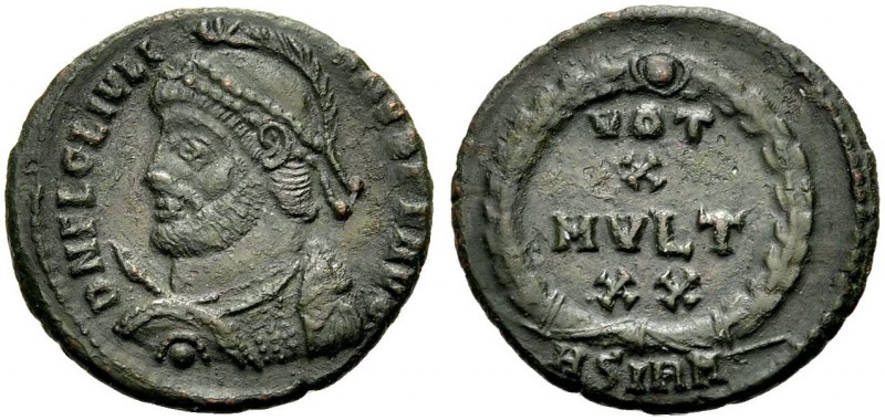 KAISERZEIT. Julianus II., 360-363. AE Bronze ('Centenionalis'), Sirmium. DN FL C...