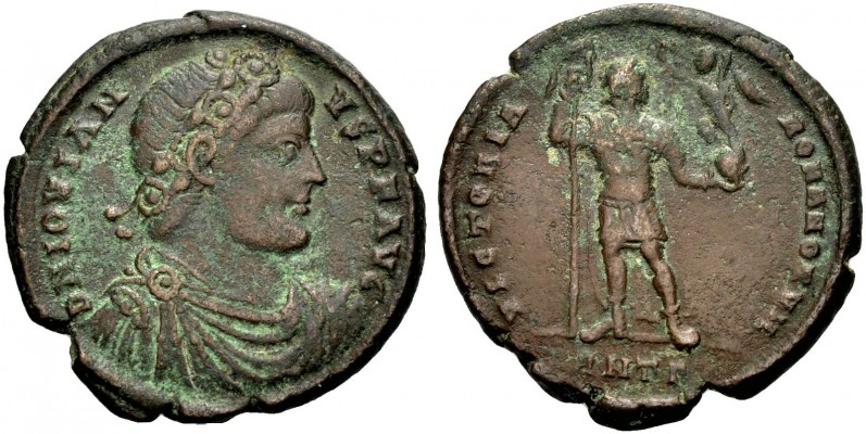 KAISERZEIT. Jovianus, 363-364. Doppel-Maiorina, Antiochia. Drap., gep. Büste mit...