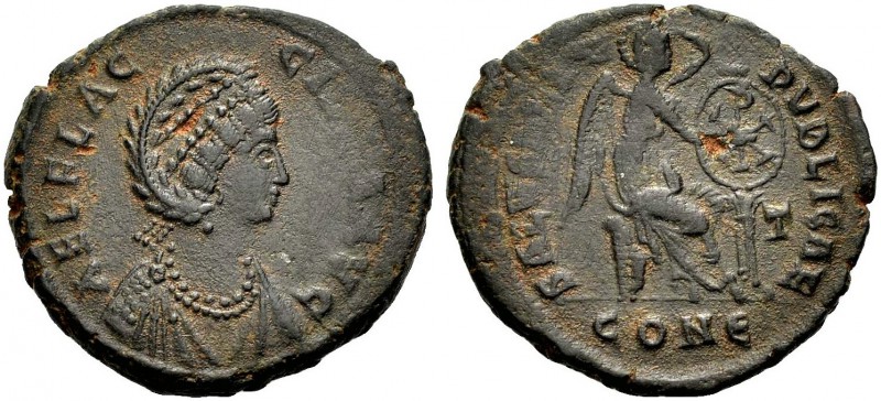 KAISERZEIT. Aelia Flaccilla, Gemahlin des Theodosius. Maiorina (AE 2), 378-383. ...