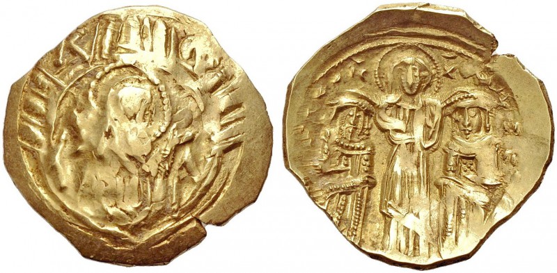 Andronikos II. mit Michael IX., 1295-1320. Hyperpyron, Gold, Konstantinopel. 'Pa...