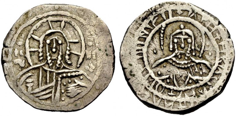 Johannes VIII., 1425-1448. AR-Hyperpyron, nach 1423. Konstantinopel. Büste Chris...