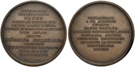SCHAUMBURG-LIPPE, FÜRSTENTUM. GEORG WILHELM, 1787-1860, unter Vormundschaft bis 1807. Bronzemedaille 1823 (von H. L. Maas) auf das 50jährige Promotion...