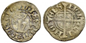 SCHWEDEN. JOHANN II., 1497-1501. Hvid um 1490, Malmö. Gekröntes h, IOhES D G R DACIE Rv. Schild auf Langkreuz, MON MAL MOI ENS 0,64 g. Galster 31. Fas...