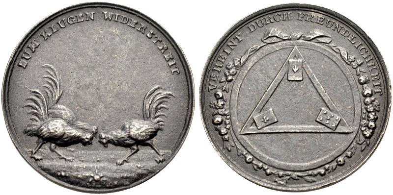 MEDAILLEURE. ABRAMSON, A., * 1752, gest. 1811. Gusseiserne Medaille o. J. auf da...