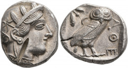 Tetradrachm Ar
Attica, Athens, c. 420-404 BC
17,20 g