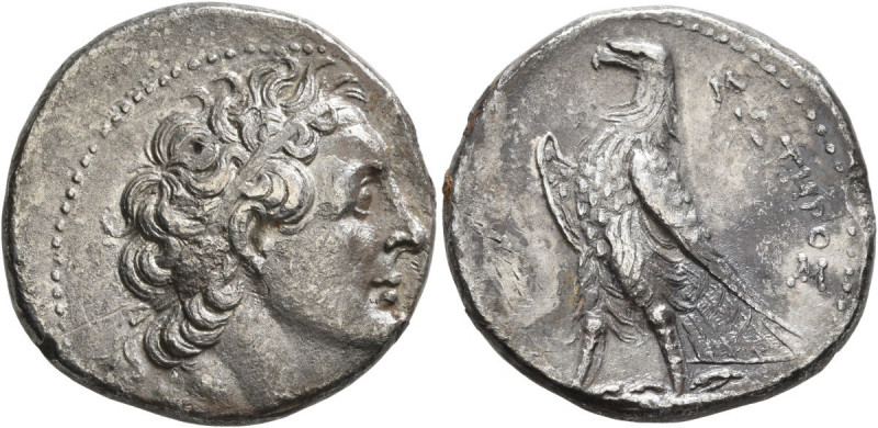 Tetradrachm Ar
Ptolemaic Kingdom of Egypt, Ptolemy II Philadelphos, 285-246 BC...