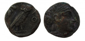 Obol AR
Gaza, Owl, 5th-4th century BC, Imitating Athens
5 mm