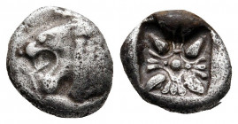 Diobol AR
Ionia, Miletos, c. 525-475 BC
10 mm, 1,04 g