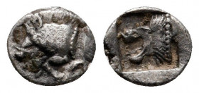Tetartemorion AR
Mysia, Kyzikos, c. 525-475 BC
7 mm, 0,22 g