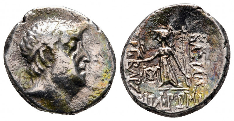 Drachm AR
Kings of Cappadocia, Eusebeia-Mazaka, Ariobarzanes I Philoromaios 96-...