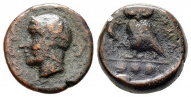 Tetras Ae
Sicily, Kamarina, c. 420-405 BC
14 mm, 2,65 g