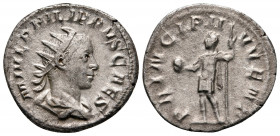 Antoninianus AR
Philip II (Caesar, 244-247), Rome
22 mm, 3,91 g