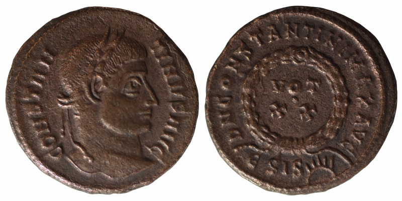 Nummus Æ
Constantine I the Great (307-337), Siscia, CONSTANTINVS AVG, Laureate ...