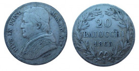 20 Baiocchi AR
Vatican, Pius IX, 1865
2 g