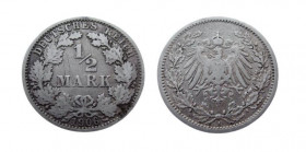 1/2 Mark AR
1906
20 mm, 2,75 g