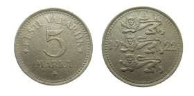 5 Marka
Estonia, 1922