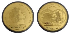 10 Dollars Av
Salomon Islands, Double Eagle, 1/100 Oz, 2017, Gold 999/1000
49 mm, 0,28 g