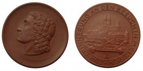 Porcelain Medal, Friedrich von Schiller / Meissen
50 mm, 22,50 g