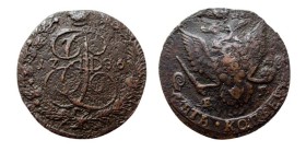 5 Kopeks Cu
Russia, Catharina II, 1786
50 g