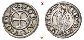 ANCONA - REPUBBLICA (Sec. XIII-XIV) Grosso agontano CNI 19/25 Ag g 2,36 mm 22 • Gradevole patina di monetiere BB÷SPL