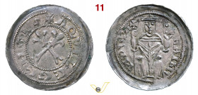 AQUILEIA - RAIMONDO DELLA TORRE (1273-1299) Denaro MIR 25 Ag g 1,06 mm 22 SPL