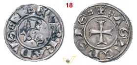 ASTI - COMUNE, a nome di Corrado II (1140-1336) Doppio Grosso MIR 31 Biaggi 672 Ag g 2,0 mm 21 BB/SPL