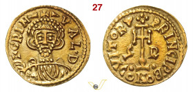 (§) BENEVENTO - GRIMOALDO III, Principe (788-806) Tremisse (792-806) MIR 200 Au g 1,24 mm 17 SPL