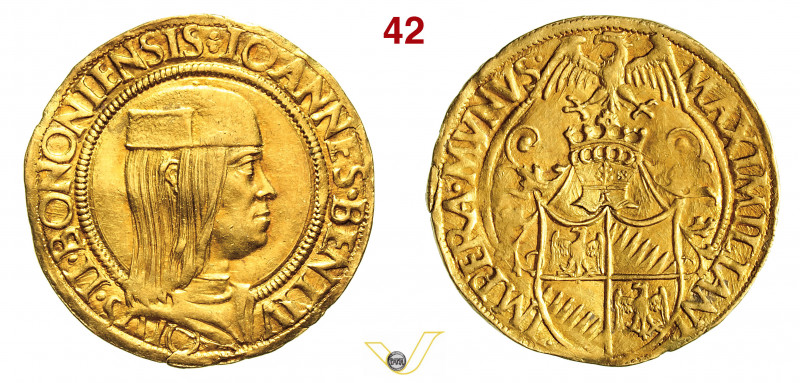 BOLOGNA - GIOVANNI II BENTIVOGLIO (1494-1509) Da 2 Ducati s.d. MIR 39 CNI 2/16 R...