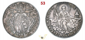 BOLOGNA - PIO VII (1800-1823) Scudo 1817 XVII Pagani 86 Ag g 26,29 mm 40 RRR • Ex Künker, asta 138 del 2008 al lotto 4823 BB+