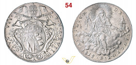 BOLOGNA - PIO VII (1800-1823) Scudo 1818 XVIII MIR 3057/3 Munt. 37b Pagani 87 Ag g 26,56 mm 40 SPL