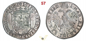 BOZZOLO - SCIPIONE GONZAGA (1613-1670) Fiorino s.d. MIR 63 CNI 49/50 Ag g 4,77 mm 30 SPL