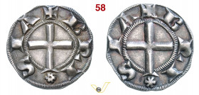 (§) BRESCIA - COMUNE, a nome di Federico I (1186-1311) Grosso da 6 Denari MIR 106a Ag g 2,07 mm 20 • Bellissimo esemplare con patina e metallo lucente...