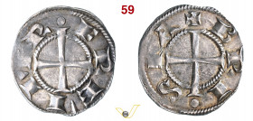 BRESCIA - COMUNE, a nome di Federico I (1186-1311) Grosso da 4 Denari MIR 107 Ag g 1,20 mm 18 SPL