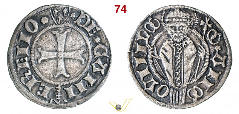 CAMERINO - GOVERNO POPOLARE (1434-1444) Grosso CNI 13 Biaggi 523 Ag g 1,15 mm 21...