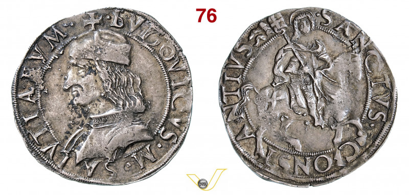 CARMAGNOLA - LUDOVICO II DI SALUZZO (1475-1504) Cavallotto s.d. MIR 126 Ag g 3,8...