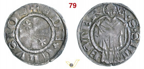 CHIUSI - REPUBBLICA (1337-1355) Grosso agontano MIR 1028/1 CNI 10 Ag g 1,37 mm 20 BB