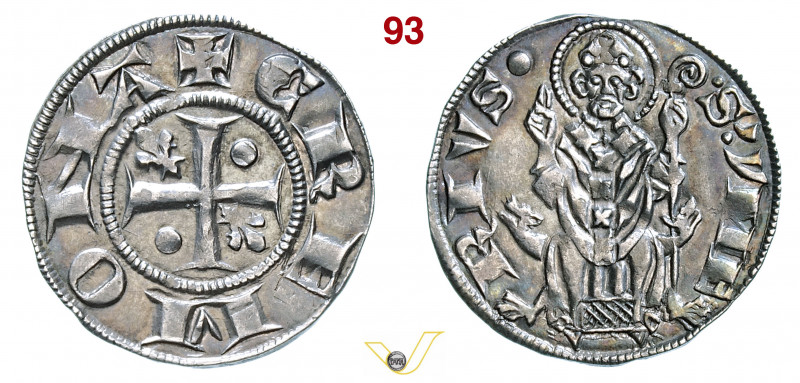 CREMONA - COMUNE, a nome di Federico (1155-1330) Grosso. D/ Croce con due gigli ...