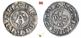 FERMO - AUTONOME (1500-1513) Bolognino. D/ Grande A R/ Quattro lettere a croce Ag g 0,66 mm 16 • Variante con, al R/, una aquiletta al posto della cro...
