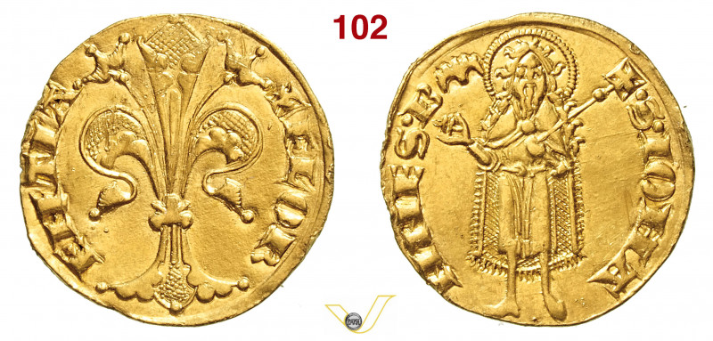 FIRENZE - REPUBBLICA (1115-1532) Fiorino. (1252-1303) D/ Grande giglio R/ San Gi...