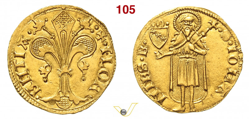 FIRENZE - REPUBBLICA (1115-1532) Fiorino largo. (1451, I semestre) D/ Grande gig...
