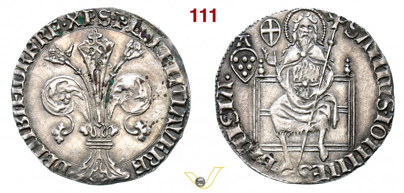 FIRENZE - REPUBBLICA (1115-1532) Grosso da 5 Soldi e 6 Denari. (1427, II semestr...